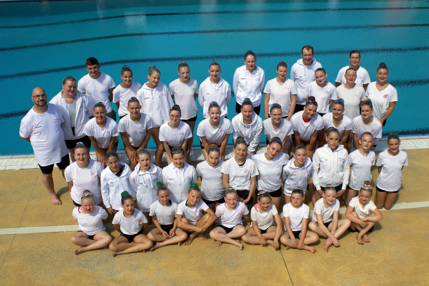 Les nageuses, nageurs et encadrants du CN Morlaix Natation Artistique